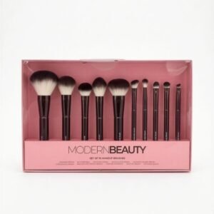 Modern Beauty – Set Profesional de 10 Brochas de Maquillaje Esenciales