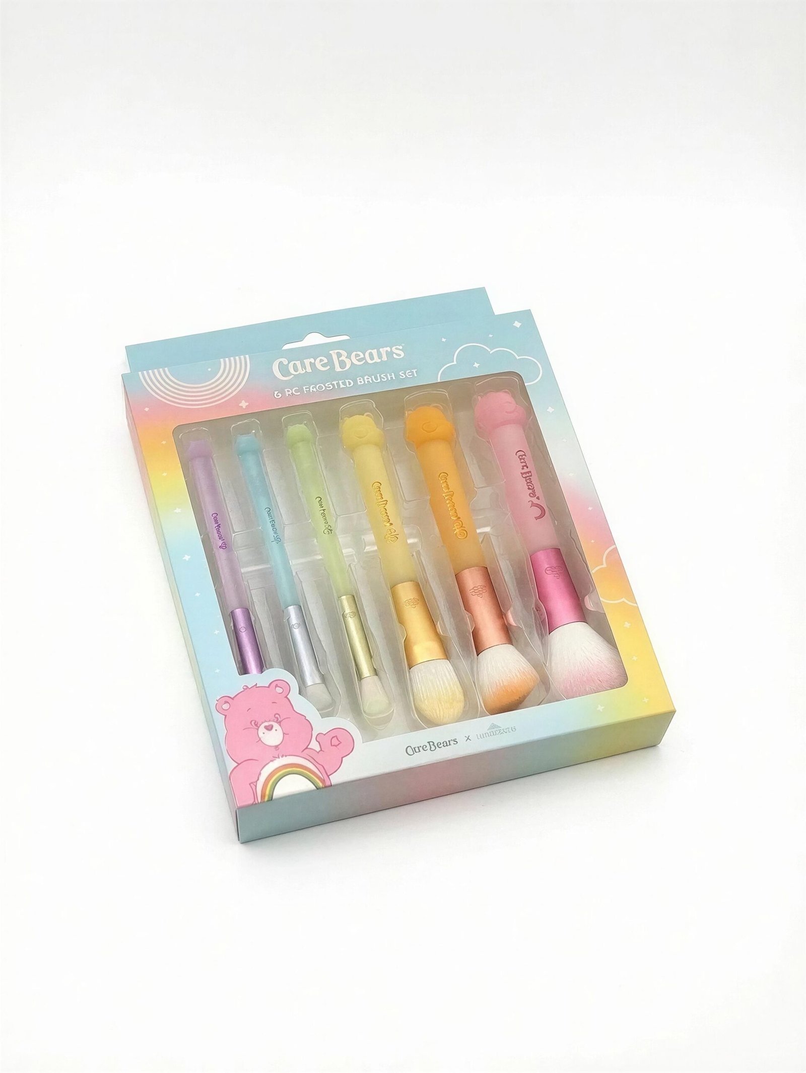 Care Bears – Set de 6 Brochas de Maquillaje "Frosted Brush Set" Care Bears – Set de 6 Brochas de Maquillaje "Frosted Brush Set"
