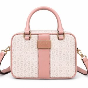 Bolso Satchel Guess Los Angeles Isabella – Light Rose