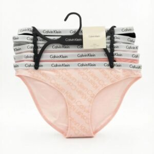 Pack x5 Pantis Tipo Bikini Calvin Klein - Talla M